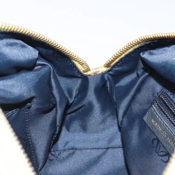 LOEWE Hand Bag Leather Gold Tone Auth - Picture 12 of 16